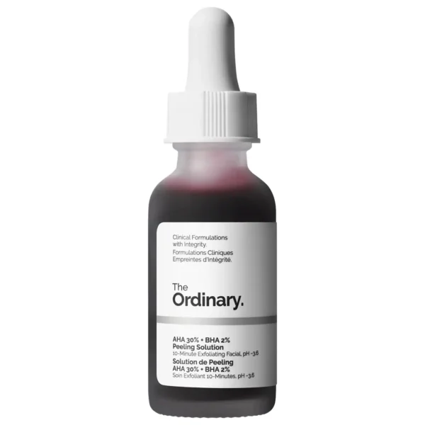 The Ordinary  AHA 30% + BHA 2% High-Strength Peeling Solution for Brightening