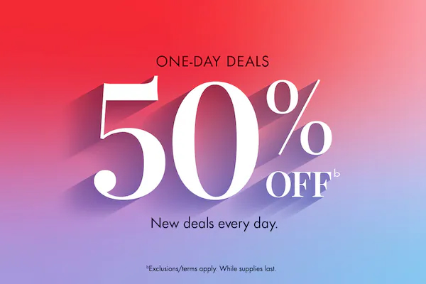 Today Only: Get 50%