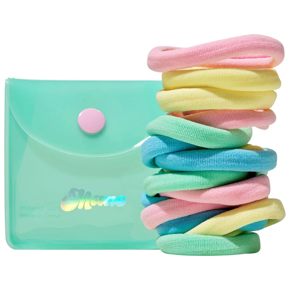 Mane  Rainbow Fabric Hair Ties