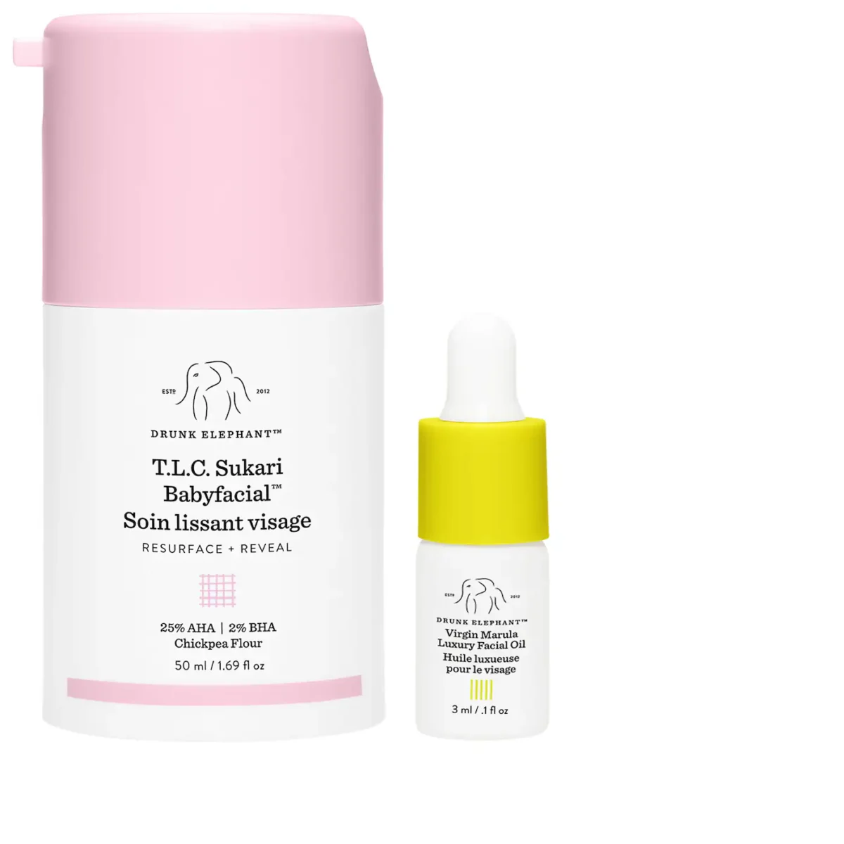 Drunk Elephant T.L.C. Sukari Babyfacial™ AHA + BHA Mask